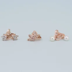 Great Pretenders Boutique Dazzle Clip On Earrings, 3 Sets