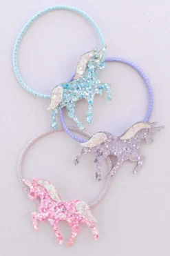 Great Pretenders Boutique Pretty Pony PT Holders, 3 Pcs