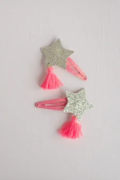 Great Pretenders Boutique Sassy Tassy Star Hairclips, 2 Pcs