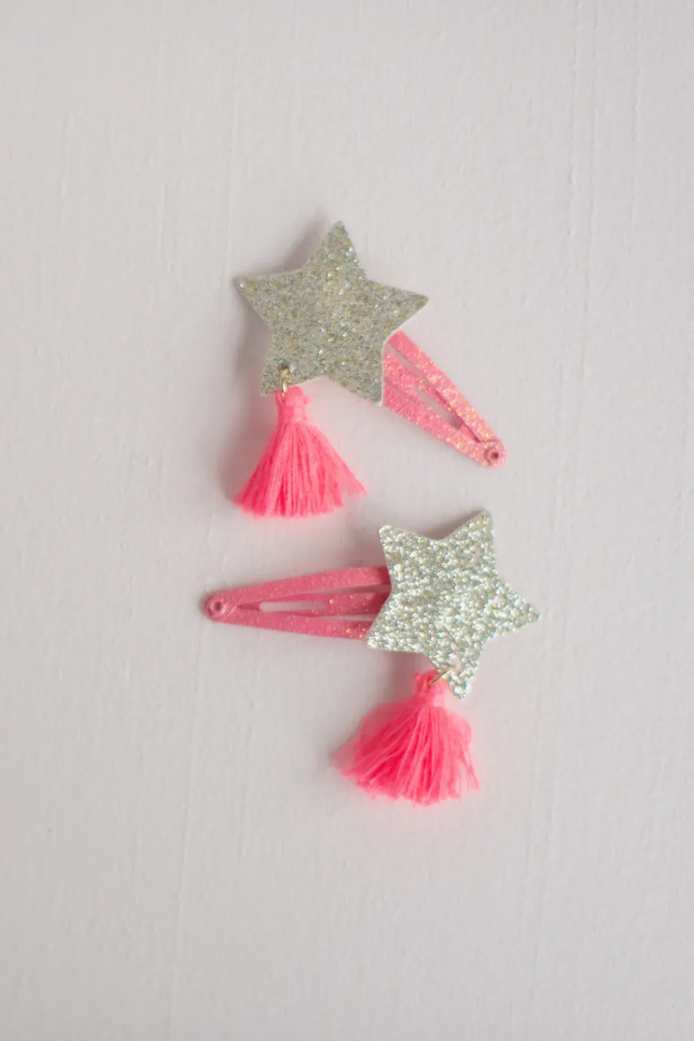 Great Pretenders Boutique Sassy Tassy Star Hairclips, 2 Pcs