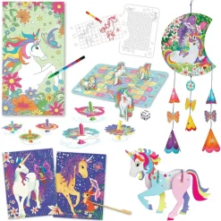Houtendiershop Box Candiy Activiteitenset Unicorn in Koffertje