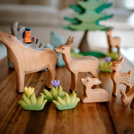 bumbu toys Bosdieren Herten set 5-delig