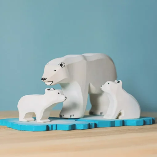 bumbu toys BumbuToys IJsberen op ijsschots Set 4-delig