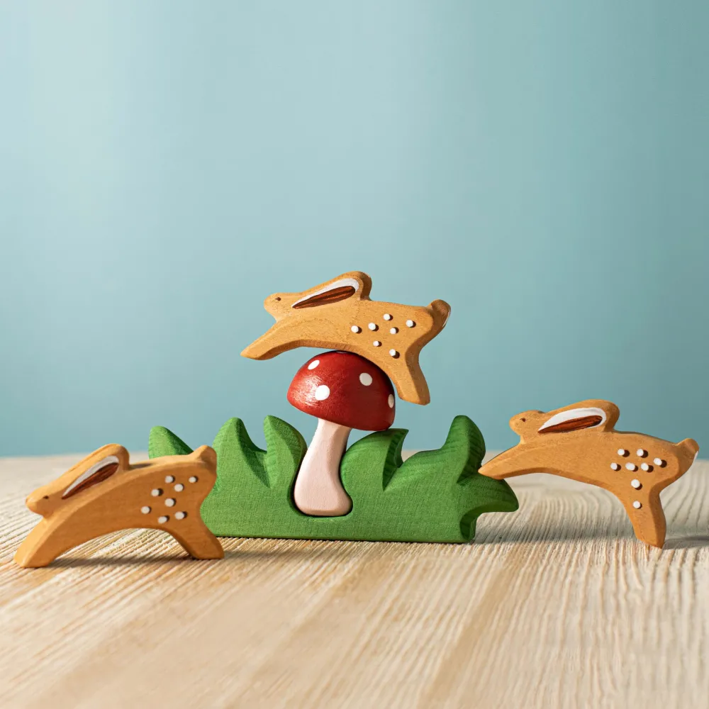 bumbu toys BumbuToys Paddenstoel in Gras