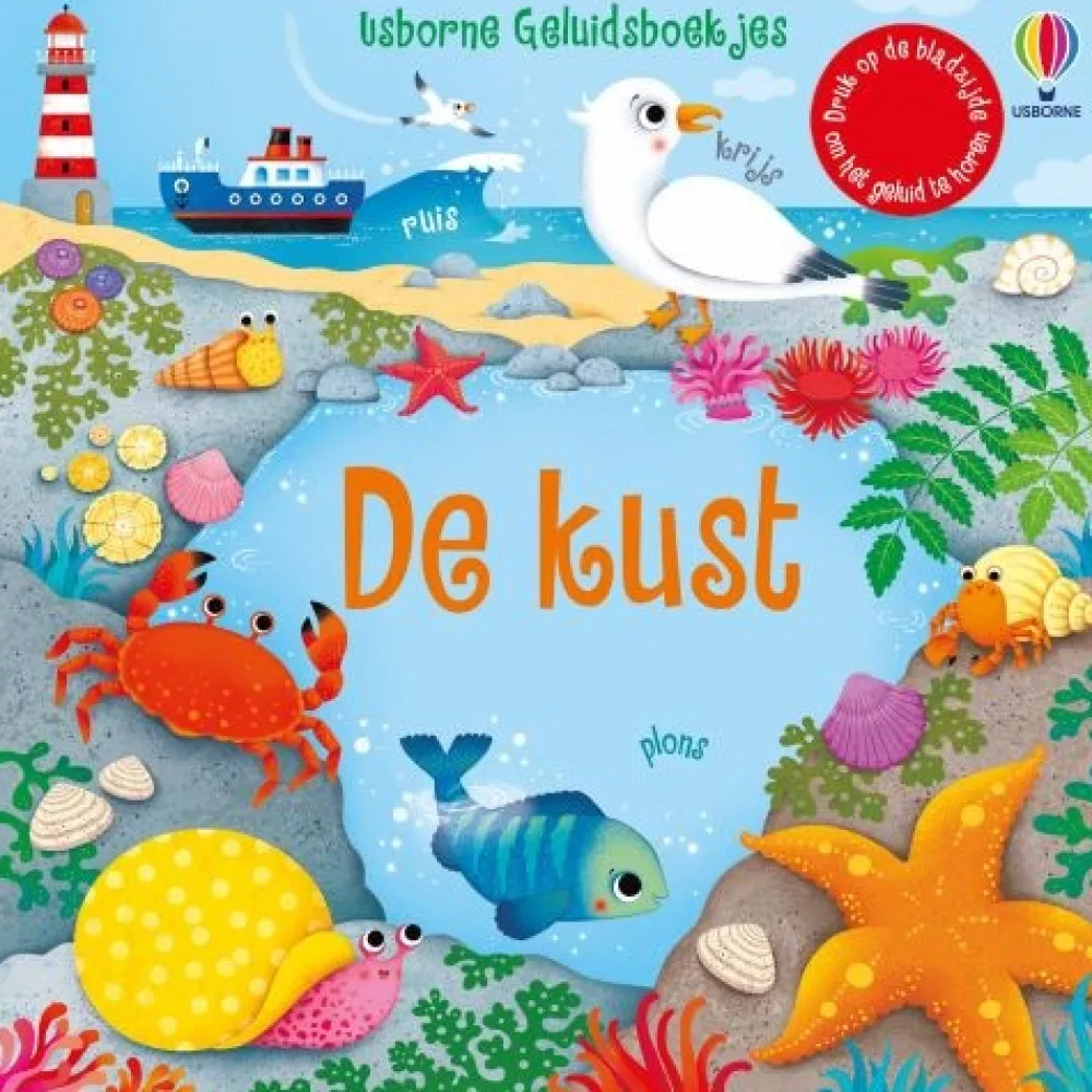 Uitgeverij Usborne De Kust Geluidenboek