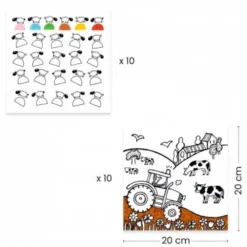 Djeco Kleurplaten Boerderij