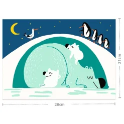 Djeco Kraskaarten Learning about animals