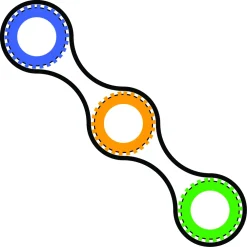 Eureka Ah!Ha Games Trilos Color Matching Game