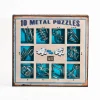 Eureka Metal Puzzle Blauw Set 10-delig