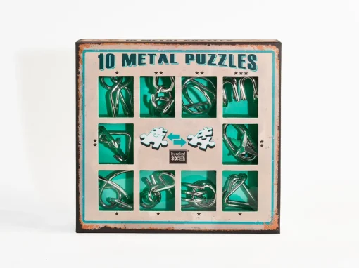 Eureka Metal Puzzle Groen Set 10-delig