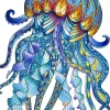 Eureka Regenboog Houten Puzzel Jellyfish