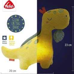 Fehn Knuffel Nachtlampje Dino