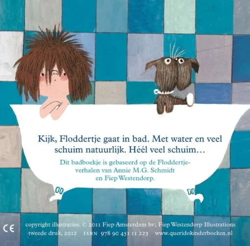 Querido Floddertje in bad