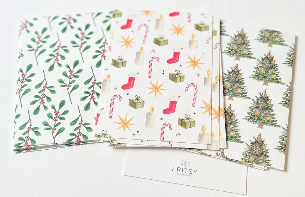 Fritsy Kerstkaart Kerstboom met Envelop