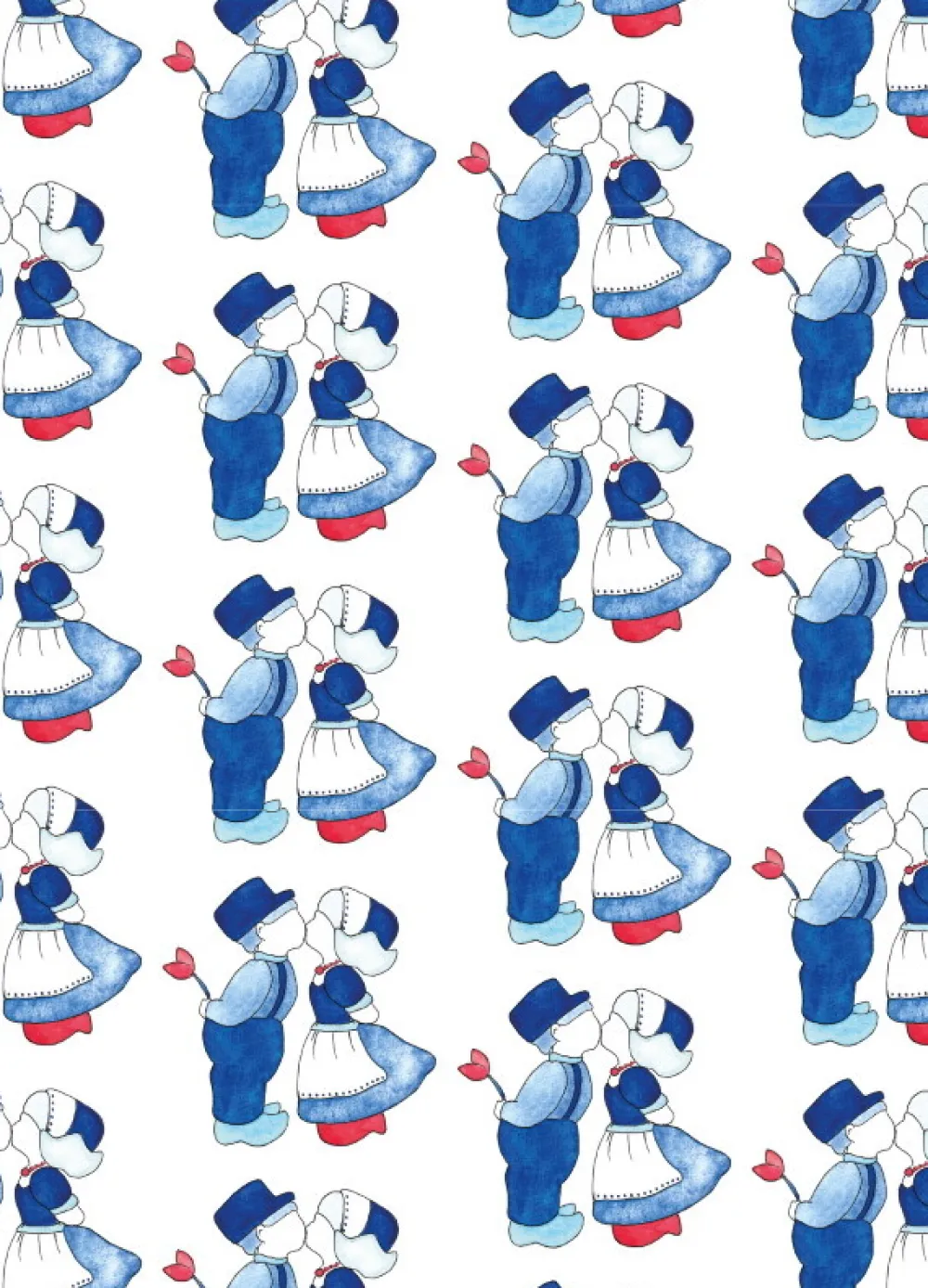 Fritsy Postkaart Delfts Blauw