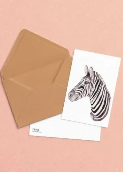 Fritsy Postkaart Zebra