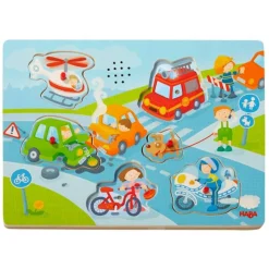 Haba Geluidenpuzzel In de stad