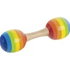 GOKI Dubbele Maracas Regenboog Set 2-delig