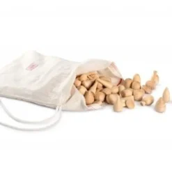 Grapat Mandala Natuurlijk Hout in Zakje 10-delig 22-242