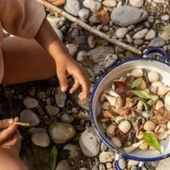 Grapat Mandala Natuurlijk Hout in Zakje 10-delig 22-242