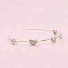 Great Pretenders Boutique Rhinestone Heart Hoofdband