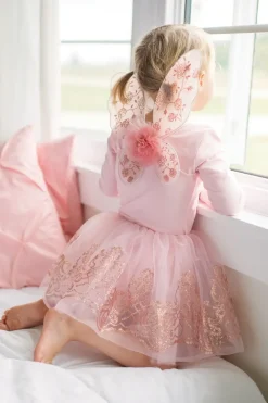 Great Pretenders Rose Goud Tutu en Vleugels Size 4-6