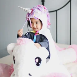 Great Pretenders White Unicorn Cape 12-18M