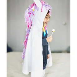 Great Pretenders White Unicorn Cape 12-18M