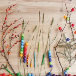 Grimm's Houten Gekleurde Kralen set 480-delig 10270