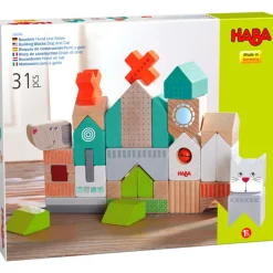 Haba Bouwstenen - Hond en kat (31 delen)