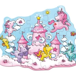 Haba Puzzel Eenhoorn Flonkerglans Wolkenpuzzelpret 20pcs