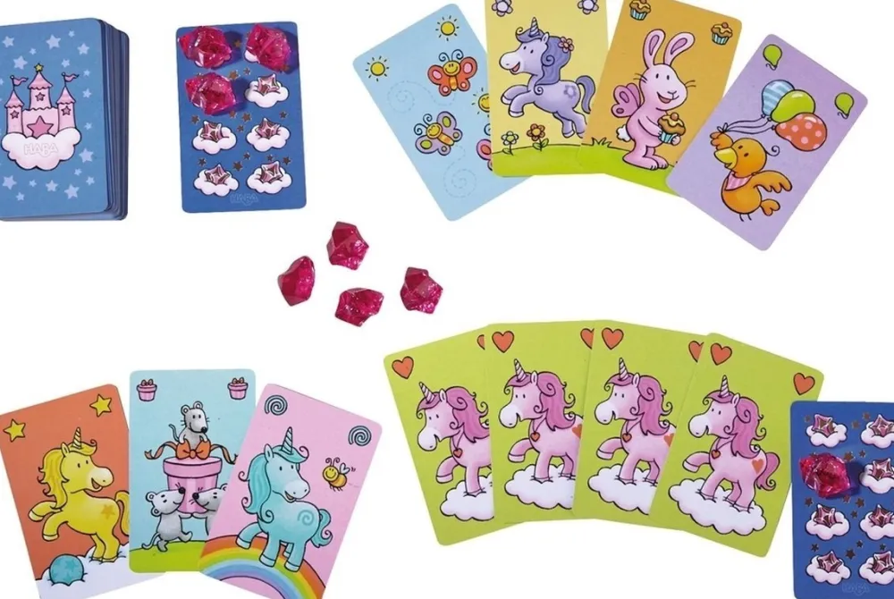 Haba Spel  Eenhoorn Flonkgerglans vriendenkwartet (Nederlands)