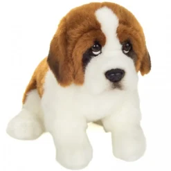 Hermann Teddy Knuffel Hond Sint Bernard Zittend 25cm