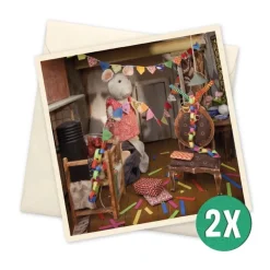 Sam&Julia Het Muizenhuis Het Muizenhuis Kaarten Party Set 10-delig
