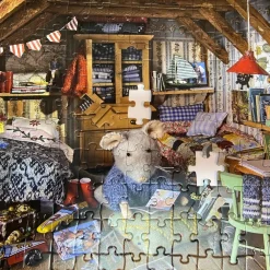 Sam&Julia Het Muizenhuis Het Muizenhuis Puzzel Sam's Slaapkamer 200pcs