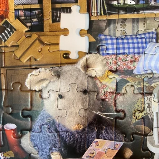 Sam&Julia Het Muizenhuis Het Muizenhuis Puzzel Sam's Slaapkamer 200pcs
