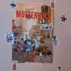 Sam&Julia Het Muizenhuis Het Muizenhuis Stickervel Muizen