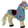 Holztiger Paard Toernooipaard Blauw 80249