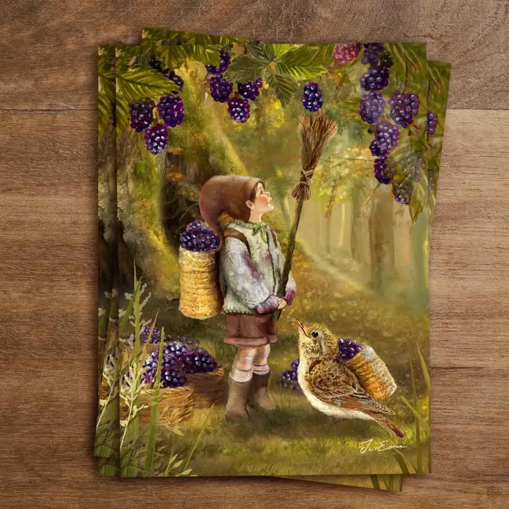 Iris Esther Postkaart Berry Tale