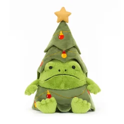 Jellycat Knuffel Christmas Tree Ricky Rain Frog