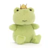 Jellycat Knuffel Kikker Crowning Croaker Green
