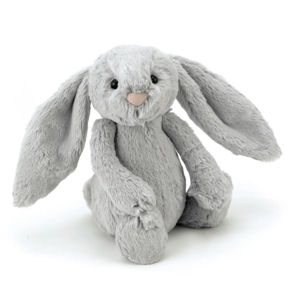 Jellycat Knuffel Konijn Bashful Silver Bunny Medium