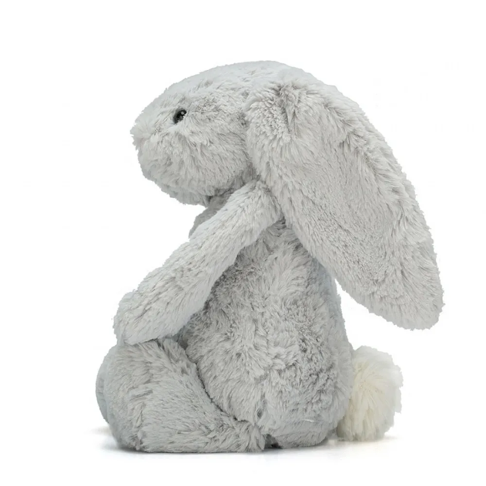 Jellycat Knuffel Konijn Bashful Silver Bunny Medium