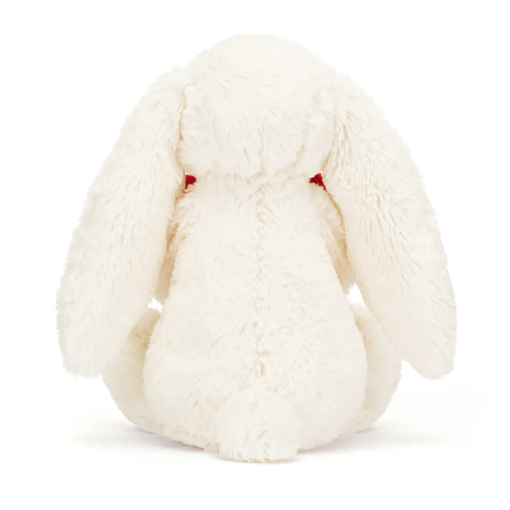 Jellycat Knuffel Konijn Bashful Bunny with Heart Original 31 cm