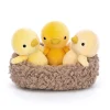 Jellycat Knuffel Kuikens Nesting Chickies