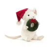 Jellycat Knuffel Muis Merry Mouse Wreath