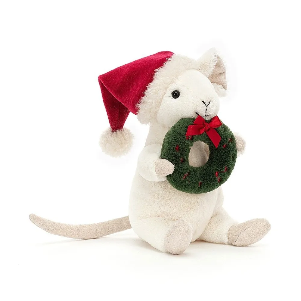 Jellycat Knuffel Muis Merry Mouse Wreath