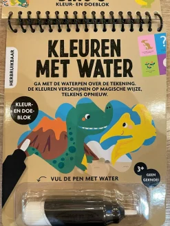 Image Books Kleuren met water Dino's