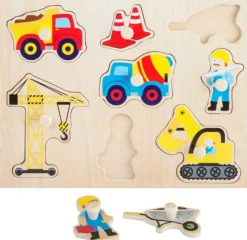 Small Foot Knoppuzzel Bouw Hout 8 pcs.