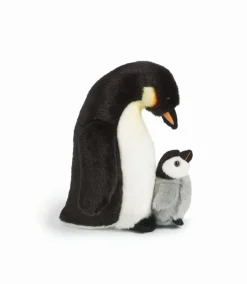 Living Nature Knuffel Pinguin met Jong
